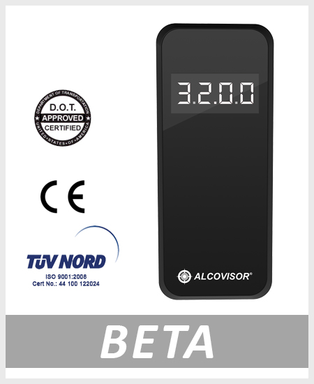 Compact breathalyzer - Alcovisor Beta